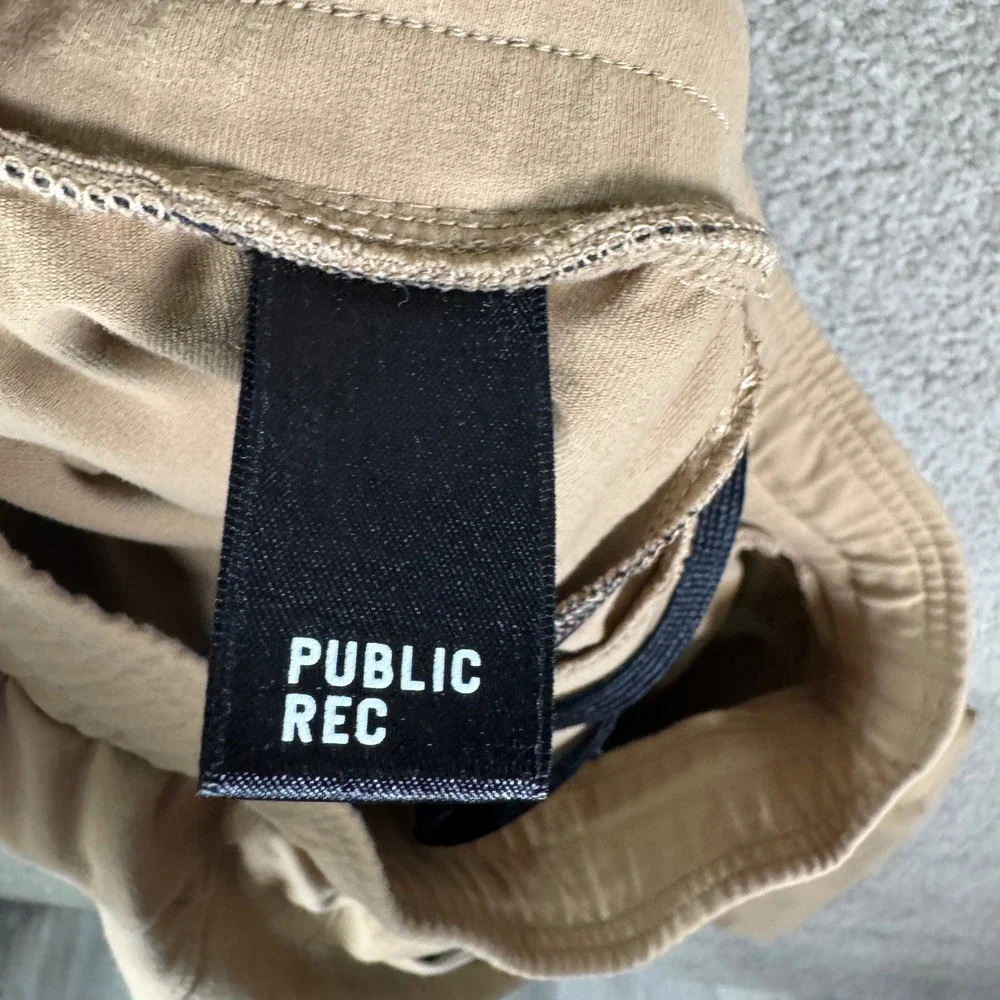Public Rec All Day Every Day Pants Mens 32/30 Tan Khaki Technical Stretch